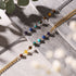 Chakra arc-en-ciel | Collier chaîne 7 pierres précieuses | Argent